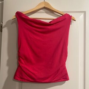 J crew pink boatneck top